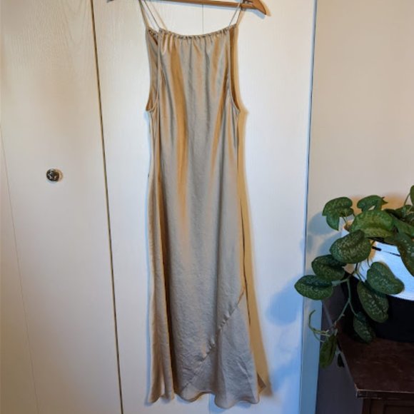 Aritzia Wilfred Locamo halter slip dress (size XS) - Picture 1 of 3